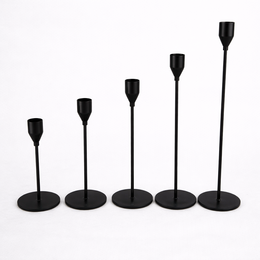 Bougeoirs Chandelles noires